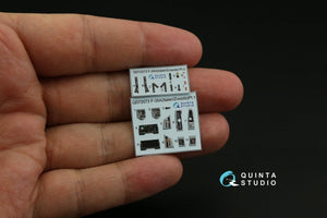 Quinta Studio QD72073 F-35A 3D-Printed &amp;amp; coloured Interior on decal paper (Italeri/Zvezda) 1/72 – immagine 6