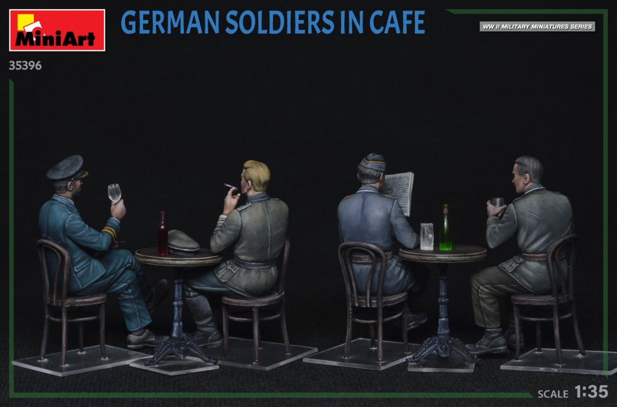 MiniArt 35396 GERMAN SOLDIERS IN CAFE 1/35 – Bild 5