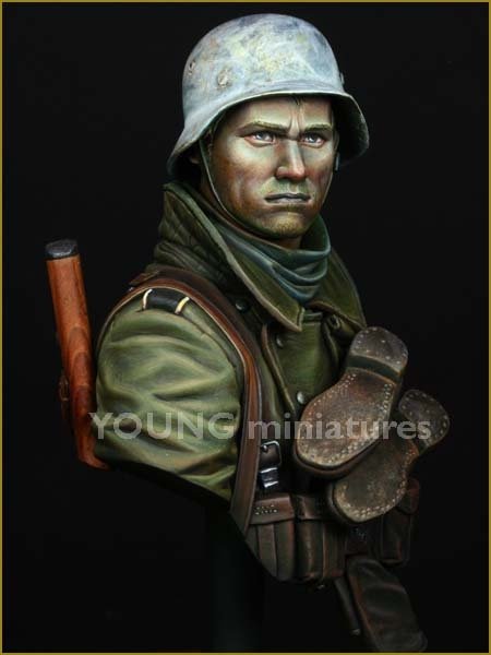 Young Miniatures YM1825 Infanterie allemande Front russe Seconde Guerre mondiale 1/10  – image 3