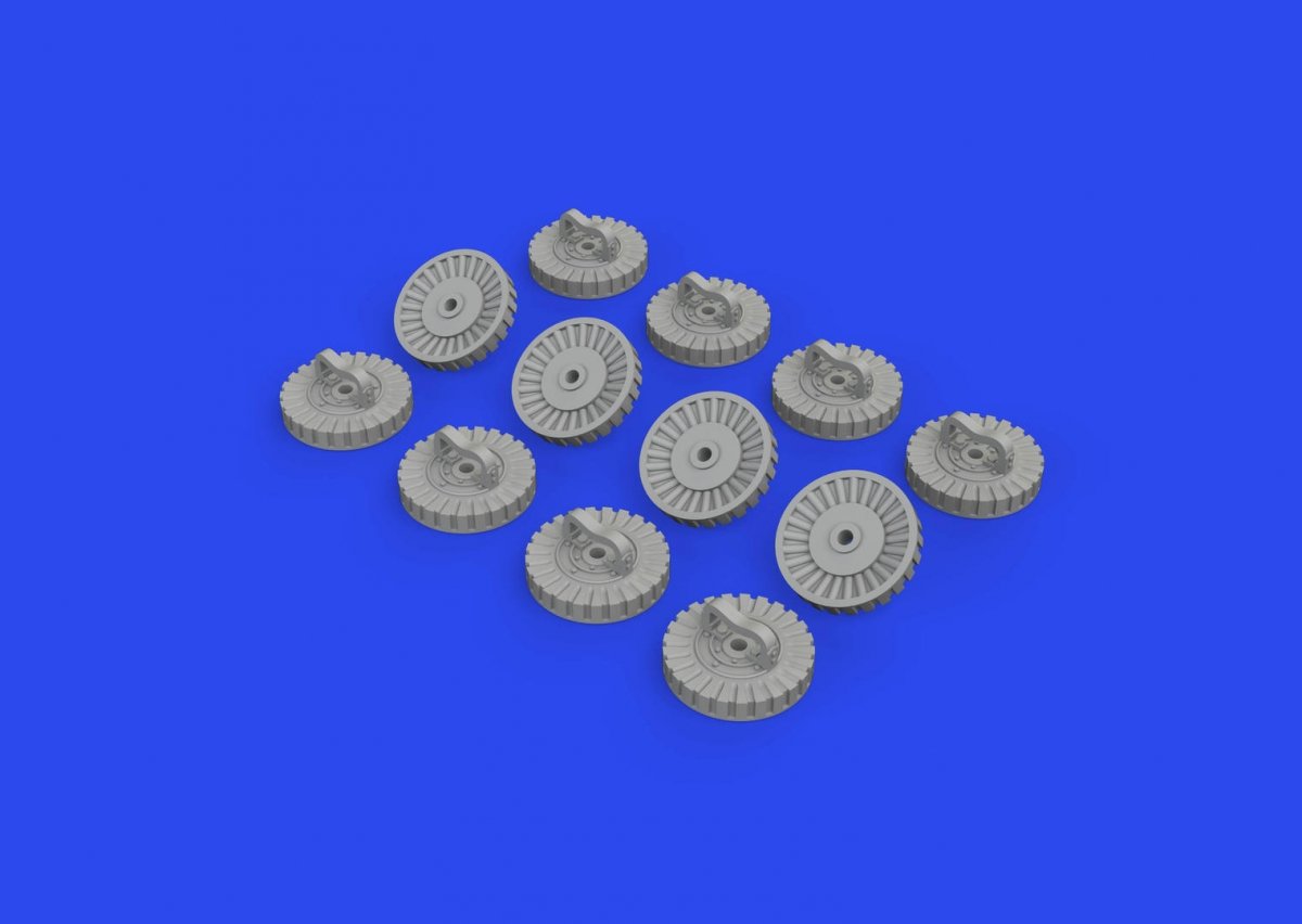 Chargeurs de munitions Eduard 648867 pour Lewis 47 cartouches, échelle 1/48 