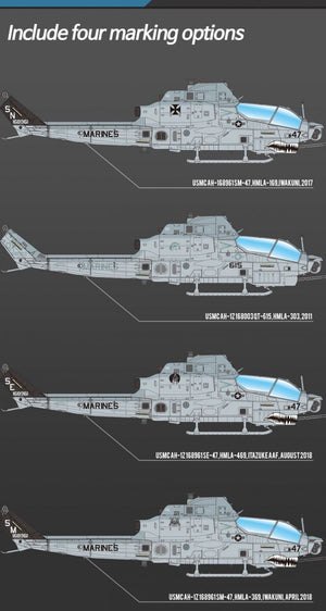 Academy 12127 USMC AH-1Z &amp;quot;Shark Mouth&amp;quot; 1/35 – imagen 3