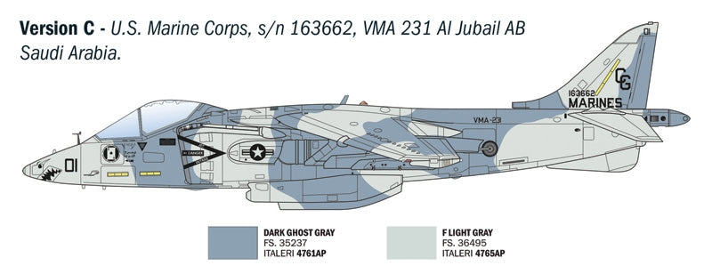 Italeri 90193 AV-8B Harrier II 1/72