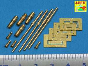 Aber 35L-087 Set of 4 German 2cm L/65 gun barrel for Flakvierling 38 1/35 – Bild 2