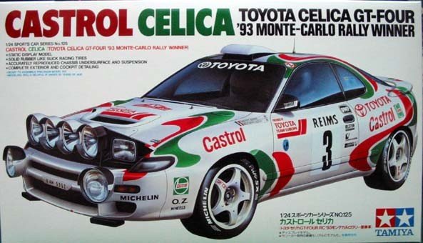 Tamiya 24125 Castrol Celica ('93 Monte-Carlo Winner) 1/24