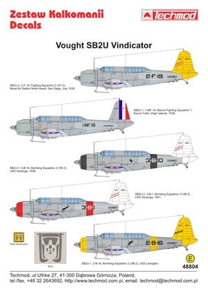 Techmod 48804 - Vought SB2U Vindicator 1/48 – image 2