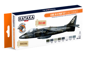 Hataka HTK-CS63 USMC AV-8 paint set (early schemes) 8x17ml