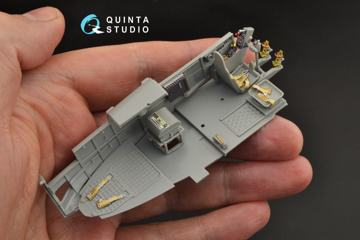 Quinta Studio QD48275 Fw 189A 3D-Printed &amp;amp; coloured Interior on decal paper (GWH) 1/48 – zdjęcie 5