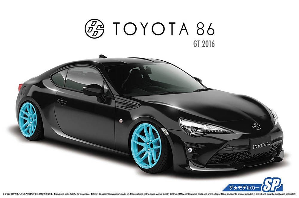 Aoshima 05179 TOYOTA ZN6 TOYOTA86 16 avec JANTES PERSONNALISÉES (1/24)