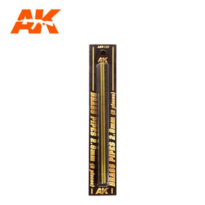 AK Interactive AK9122 BRASS PIPES 2.8MM Ø. 2 UNITS – image 2