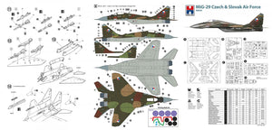 Hobby 2000 48024 MiG-29 Force aérienne tchèque et slovaque (ACADÉMIE + CARTOGRAF + MASQUE) 1/48 – image 2