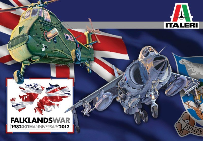 Italeri 1329 Wessex UH.5 / Sea Harrier FRS.1 - Guerre des Malouines (1/72)
