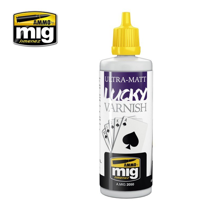 AMMO Mig 2050 ULTRA MATT LUCKY VARNISH 60ml (vernis mat)