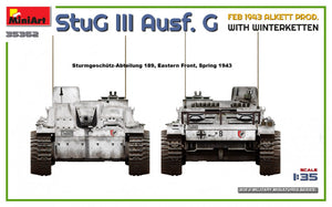 Mini Art 35362 StuG III Ausf. G FÉVRIER 1943 ALKETT PROD. AVEC KETTEN D&amp;#39;HIVER 1/35  – image 8