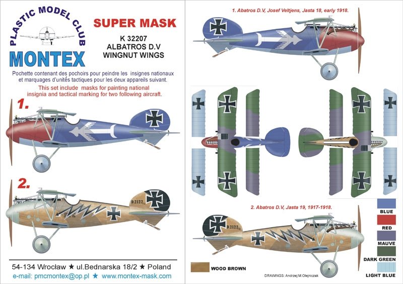 Montex K32207 ALBATROS D V 1/32