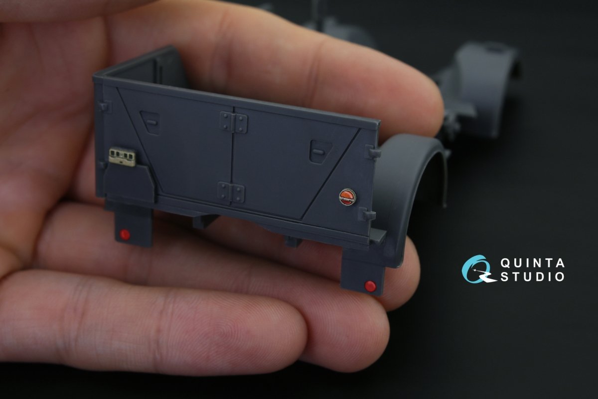 Quinta Studio QD35027 Horch 4X4 type 1a 3D-Printed &amp;amp; coloured Interior on decal paper (for Tamiya kit) 1/35 – Bild 5