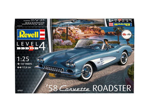 Revell 67037 58 Corvette Roadster Model Set 1/25 – immagine 3