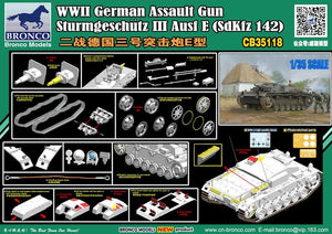 Bronco CB35118 WWII German Assault Gun Sturmgeschutz III Ausf E (SdKfz 142) 1/35 – Bild 2