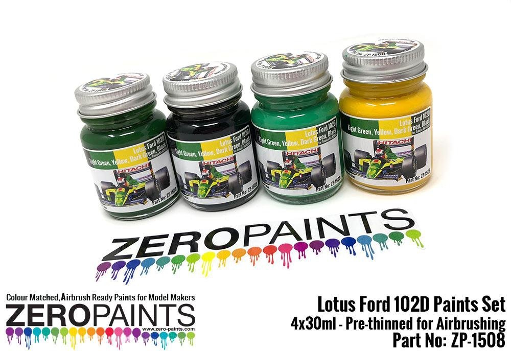 Zero Paints ZP-1508 Lotus Ford 102D Paint Set 4x30ml – imagen 2