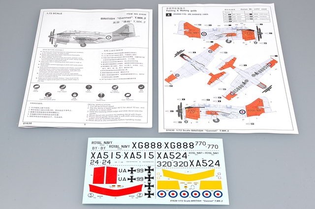 Trumpeter 01630 British Fairey Gannet Mk2 Aircraft 1/72 – Bild 4