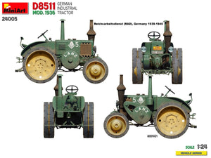 MiniArt 24005 GERMAN INDUSTRIAL TRACTOR D8511 MOD. 1936 1/24 – Bild 6