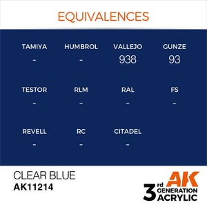 AK Interactive AK11214 BLEU TRANSPARENT – STANDARD 17 ml – image 2