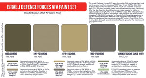 Hataka HTK-AS114 Israeli Defence Forces AFV paint set 6x17 ml – zdjęcie 3