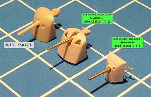 Master SM-350-112 Niemieckie działo 8,8cm/45 (3.46in) Flak L/45 1/350 – zdjęcie 6