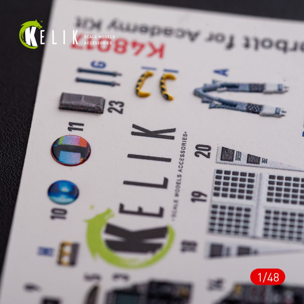 KELIK K48017 A-10C &amp;quot;Thunderbolt&amp;quot; interior 3D decals for Academy kit 1/48 – image 8