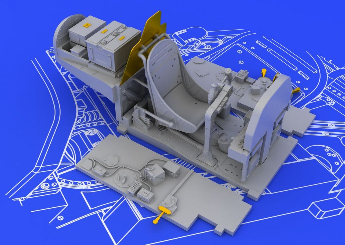 Eduard 648259 P-38J cockpit ACADEMY 1/48 – image 2