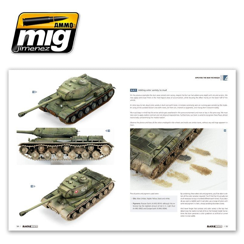 AMMO of Mig Jimenez 6016 BLACK &amp;amp; WHITE TECHNIQUE (English) – Bild 4