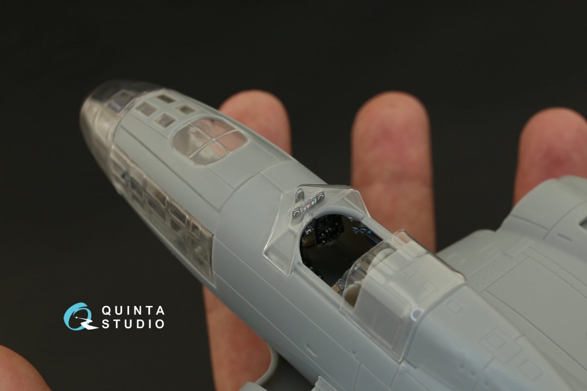 Quinta Studio QC48100 IL-4 vacuformed clear canopy (for Xuntong kit) 1/48 – imagen 6