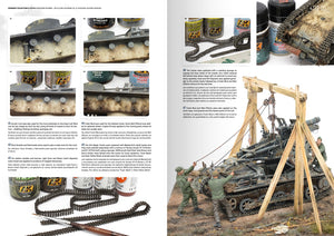 AK Interactive AK4907 WORN ART COLLECTION ISSUE 05 – GERMAN ARTILLERY - Bilingual English/Spanish – immagine 10