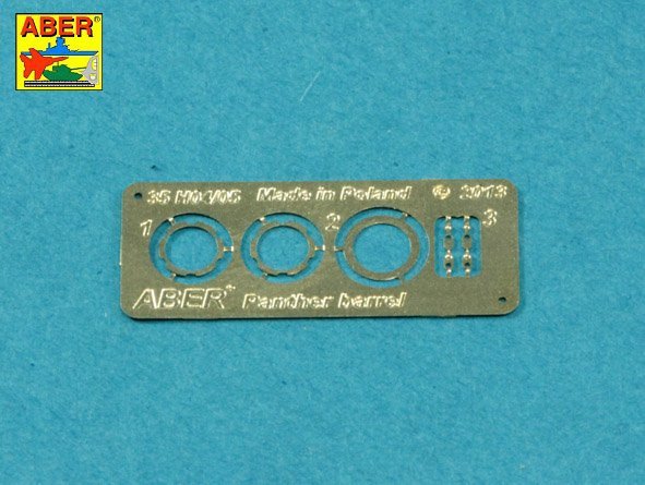 Canon Aber 35L-300 avec frein de bouche pour Panther G, compatible avec les maquettes Takom au 1/35. – image 6