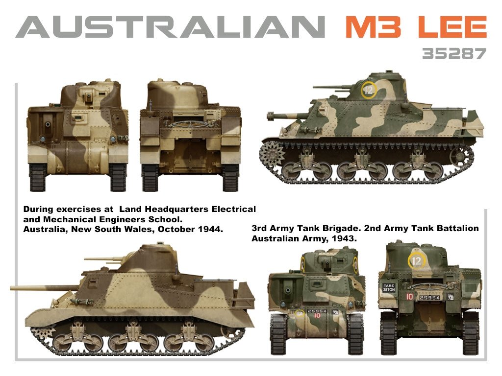 MiniArt 35287 AUSTRALIAN M3 LEE. INTERIOR KIT 1/35 – immagine 3
