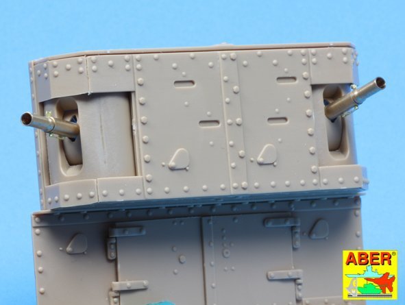 Aber 35L-156 Barrels for British WWI Tank Mark IV – Female 1/35 – imagen 6