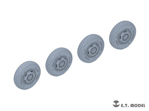 E.T. Model P35-106 WWII German Sd.Kfz.234 Large Diameter Weighted Wheels Type.6 1/35 – Bild 2
