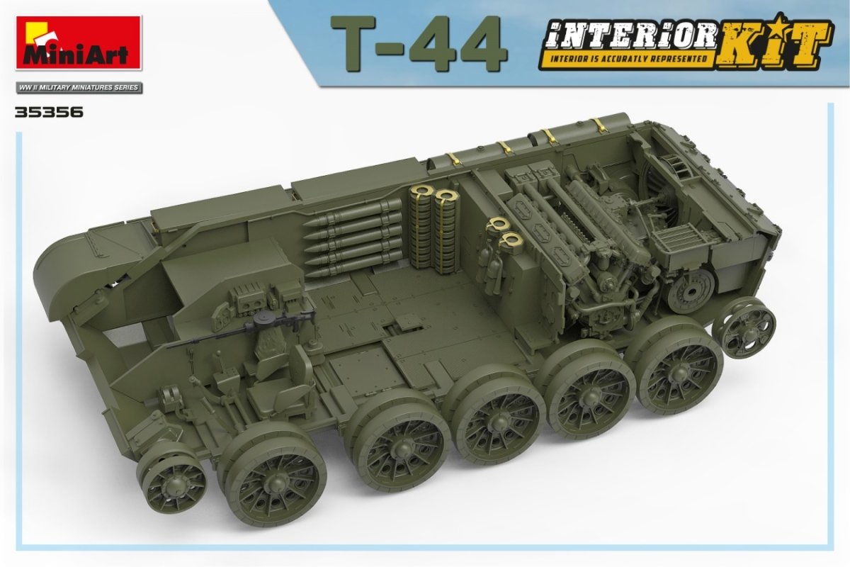 MiniArt 35356 T-44 INTERIOR KIT 1/35 – imagen 4