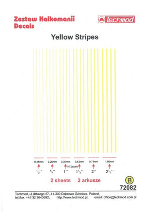 Techmod 72082 Yellow Stripes 1/72 – image 2