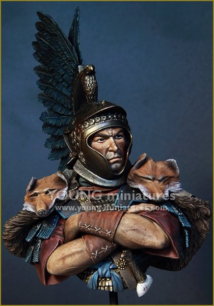 Young Miniatures YH1842 Officier de cavalerie romaine - IIIe siècle après J.-C. Allemand 1/10 – image 3