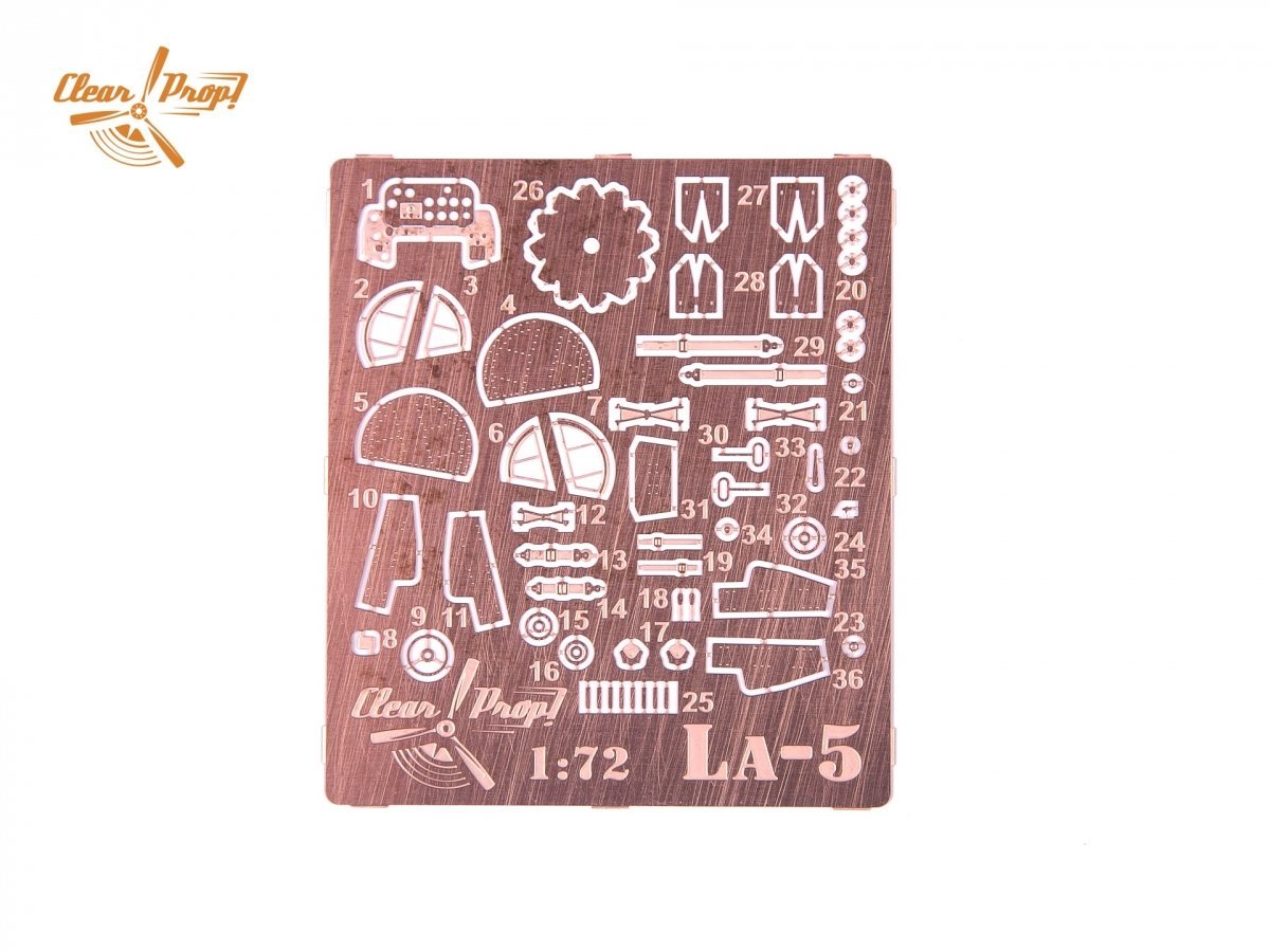 Clear Prop! CP72015 La-5 late version ADVANCED KIT 1/72 – zdjęcie 16