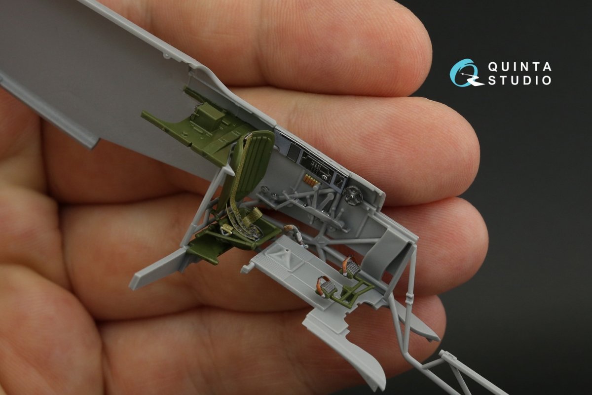 Quinta Studio QD48281 Yak-9D 3D-Printed &amp;amp; coloured Interior on decal paper ( Zvezda ) 1/48 – Bild 5