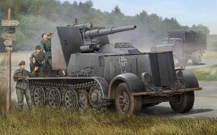 Trumpeter 01585 Allemand 8,8 cm Flak 18 Selbstfahrlafette (1/35)
