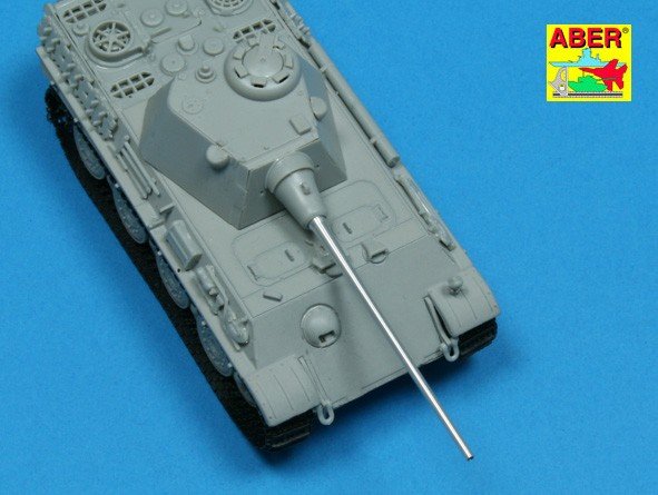 Aber 72L-38 7,5 cm KwK 44/1 L/70 lufa do czołgu Panther F / 7,5 cm KwK 44/1 L/70 german tank barrel for Panther Ausf.F 1/72 – immagine 4