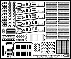 MK1 Design MS-20018 WW II USS DECK PLANE SET for CV-6 Enterprise 1/200 – immagine 4