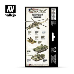 Vallejo 70224 Troisième Guerre mondiale Blindés et infanterie est-allemands 8x17ml – image 2