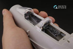 Intérieur imprimé en 3D et coloré sur papier décalcomanie Quinta Studio QD32035 F-4C (pour maquette Tamiya) 1/32  – image 6
