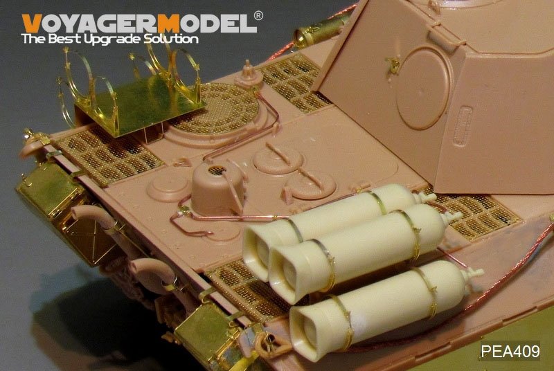 Maquette Voyager PEA409 Réservoirs de carburant « Stadtgas » du char allemand Panther D de la Seconde Guerre mondiale, échelle 1/35 – image 4