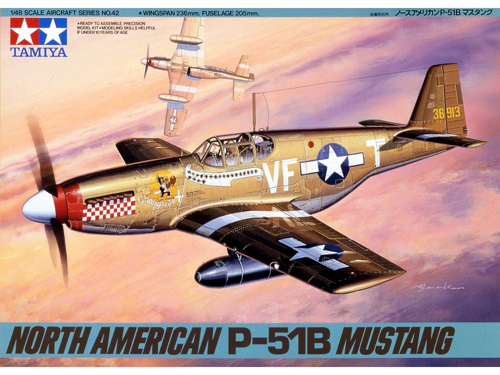 Tamiya 61042 North American P-51B Mustang 1/48 – immagine 2