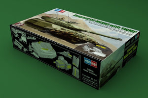 Hobby Boss 84557 Leopard C2 MEXAS with TWMP Track Width Mine Plow 1/35 – image 2