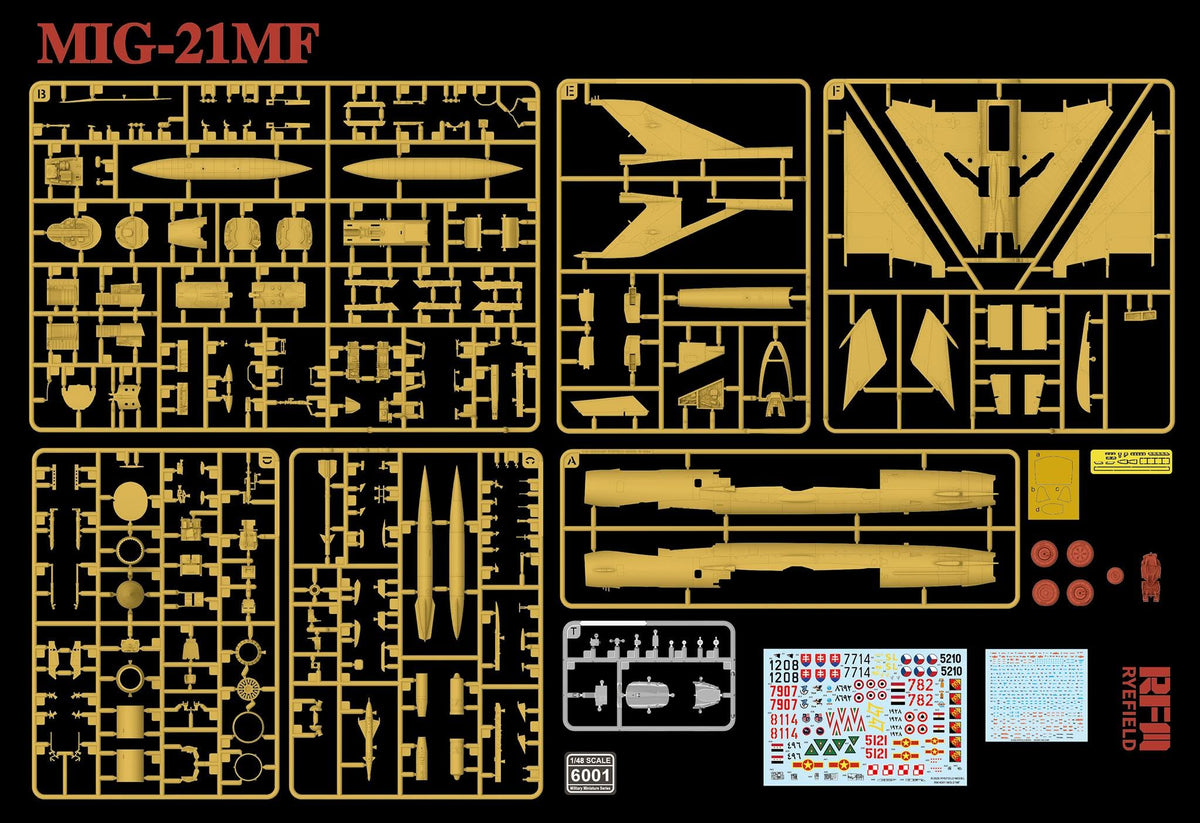 Rye Field Model 6001 MIG-21MF 1/48